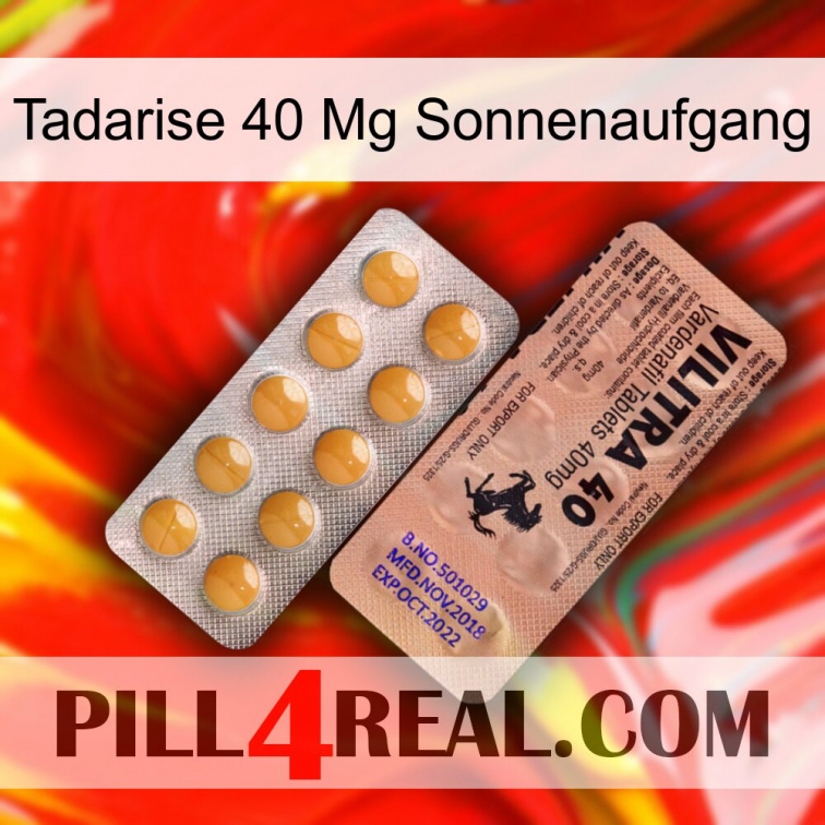 Tadarise 40 Mg Sunrise 41